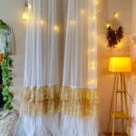 Dreamy Bottom Ruffle Sheer Curtain