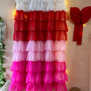 Full Ruffle Girly Shade Curtain