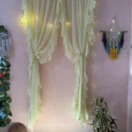 Neon Shade Side Frill Curtain