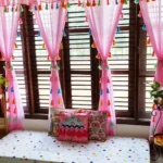 Tassels Valance Top 2 Ruffle Curtain