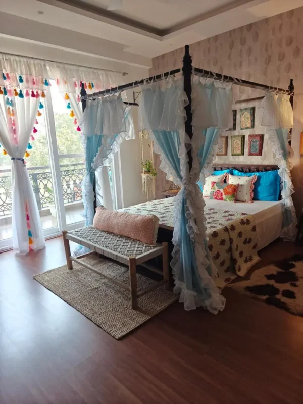 New fairy Poster bed ruffle curtain ( price mentioned for 1 curtain , In picture we use 6 curtains )